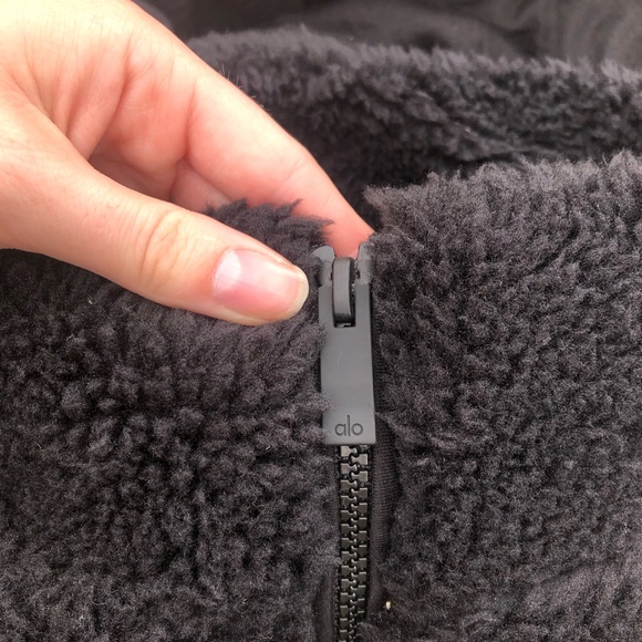 NWT Alo Yoga Norte Faux Sherpa Coat - Picture 7 of 8